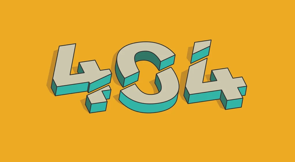 Example of a well-designed 404 error page