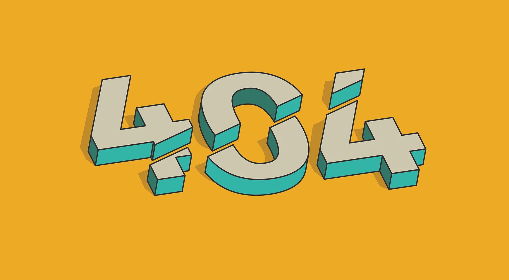 Example of a custom-designed 404 error page